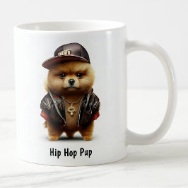 Taza De Café Hip Hop Pomeranian Thug Coffee Mug