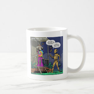 Taza De Café Hipie de Pruebas de Choque Divertido