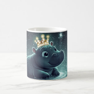 Taza De Café hipopótamo Estilo Dibujos Animados Vibrante Divert