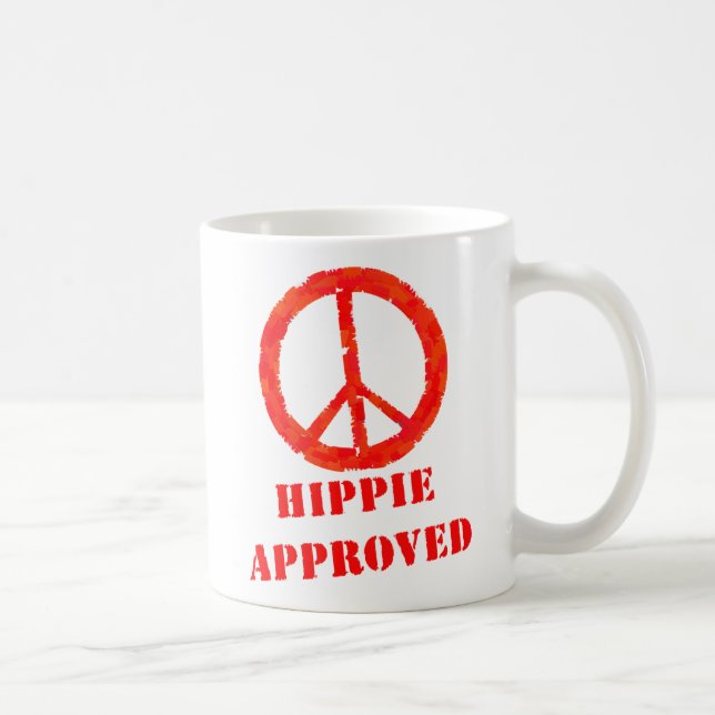 Taza De Café Hippie aprobado (Derecha)
