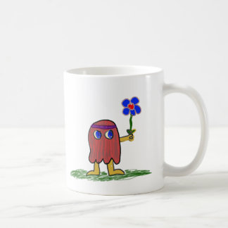 Taza De Café Hippie Dippy Flower