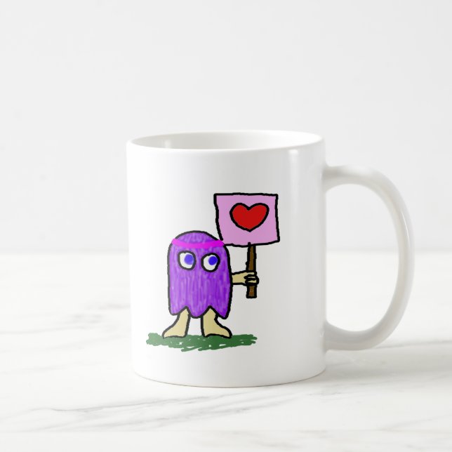 Taza De Café Hippie Dippy Love (Derecha)