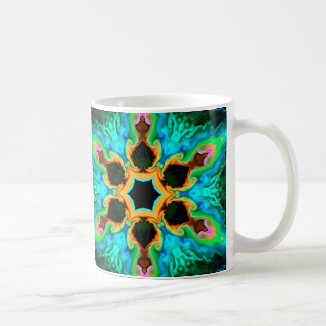 Taza De Café Hippie psicodélico (Derecha)