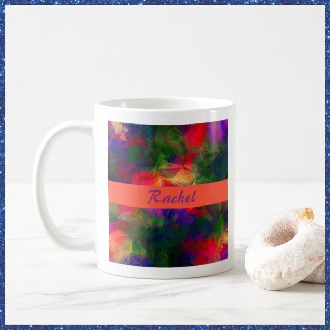 Taza De Café Hippie retro colorido (Subido por el creador)