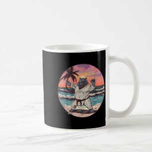 Taza De Café Hippo de Karate Artes Marciales MMA Taekwondo Anim