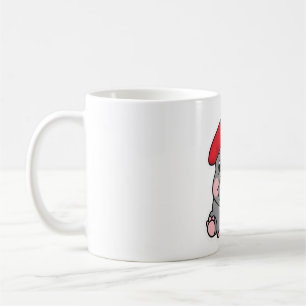 Taza De Café Hippo en un Beret - Un lindo artista francés Hipo