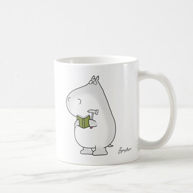 Taza De Café Hippo vagamente competente por Sandra Boynton (Derecha)
