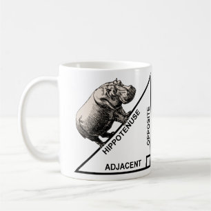Taza De Café Hippotenusa Hipotenusa Música Divertida Geometría