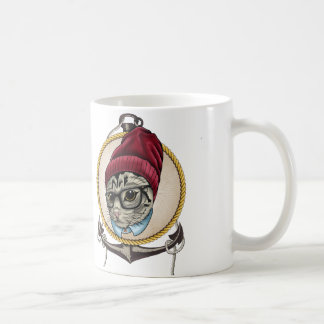Taza De Café Hipster Cat