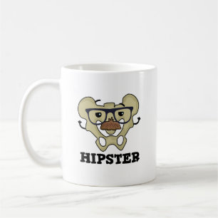Taza De Café Hipster Funny Hip Bone Anatomía Pun
