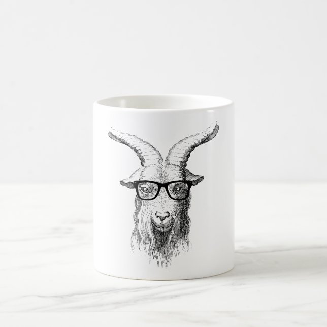 Taza De Café Hipster Goat (Centro)