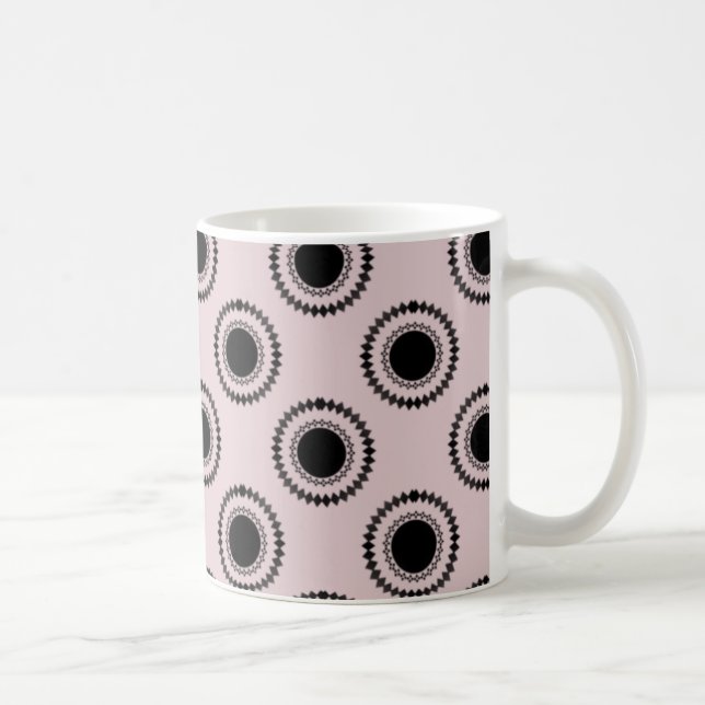 Taza De Café Hipster Mug, Delicado Rosa Suave (Derecha)