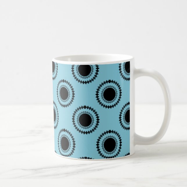 Taza De Café Hipster Mug, Turquesa (Derecha)