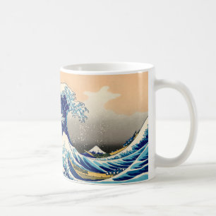 Taza De Café Hiroshige La Gran Ola De Kanagawa