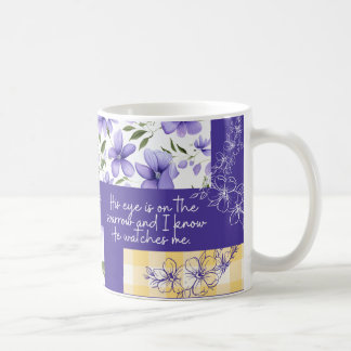 Taza De Café His eye is on the sparrow mug