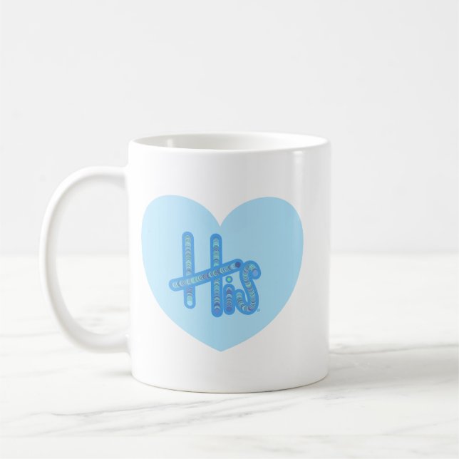 Taza De Café His Heart mug (Izquierda)