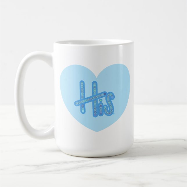 Taza De Café His Heart mug (Izquierda)