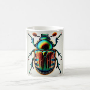 Taza De Café Hister beetle dorsal view 030924IREF201 - Watercol