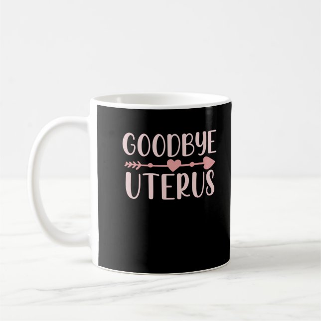 Taza De Café Histerectomía Cirugía Soporte de Eliminación de Ut (Izquierda)