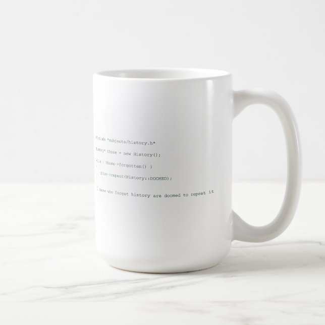 Taza De Café Historia (Derecha)