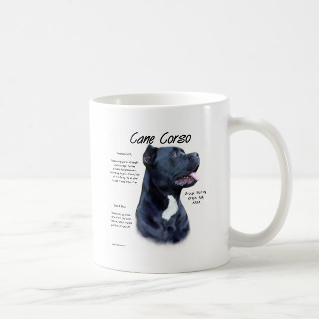 Taza De Café Historia de Cane Corso (Derecha)