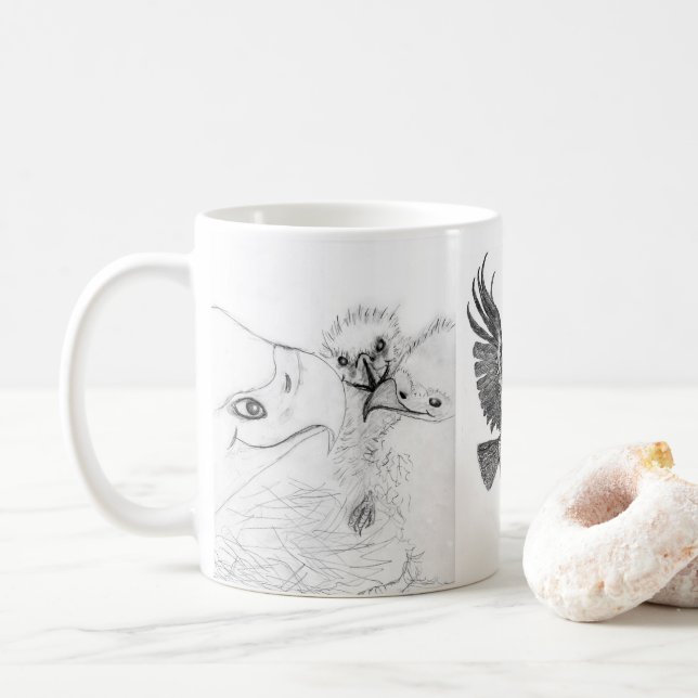 TAZA DE CAFÉ HISTORIA DE NUESTRA FAMILIA ÁRBOL HARRIET M15 E7 + (Con donut)