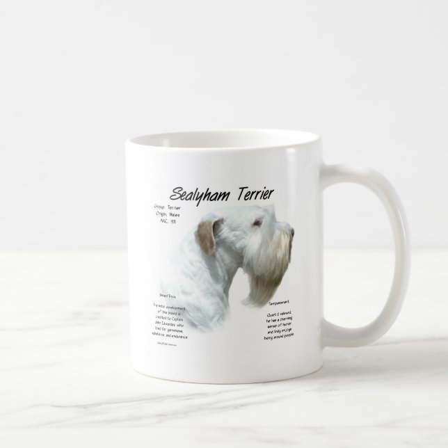 Taza De Café Historia de Sealyham Terrier (Derecha)
