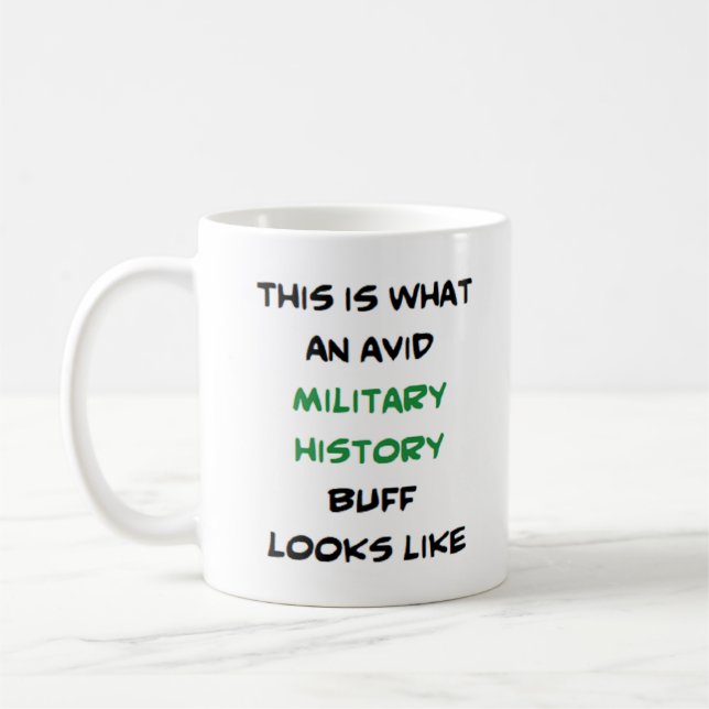 Taza De Café historia militar, ávida (Izquierda)