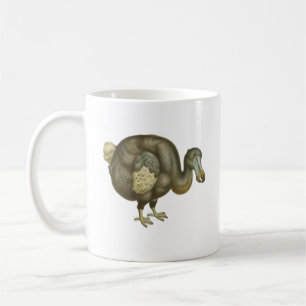 Taza De Café Historia Natural del Pájaro Dodo Antiguo