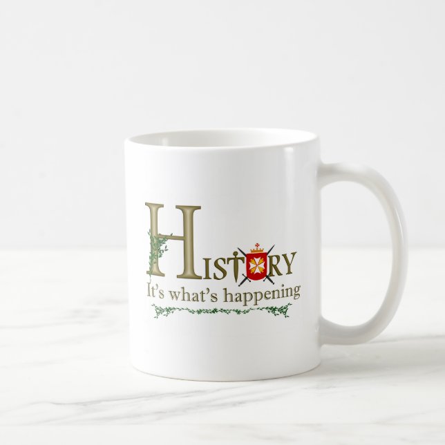 Taza De Café Historia su qué está sucediendo (Derecha)