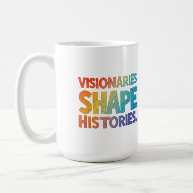 Taza De Café Historias de formas de visionarios (Izquierda)