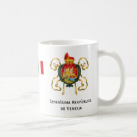 Taza de café histórica de la república de Venecia