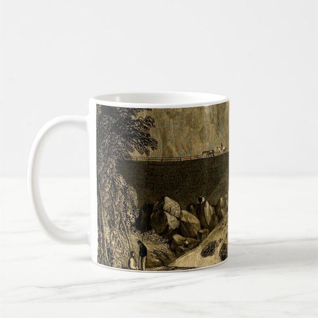 Taza De Café Histórico Canal Erie Bicentenario (Izquierda)
