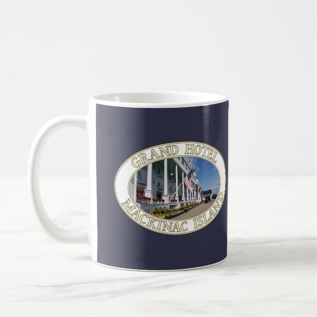 Taza De Café Histórico Grand Hotel en la isla Mackinac, Michiga (Izquierda)