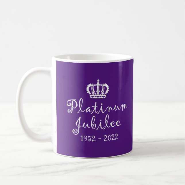 Taza De Café HM Queen Platinum Jubilee Coffee Mug (Izquierda)