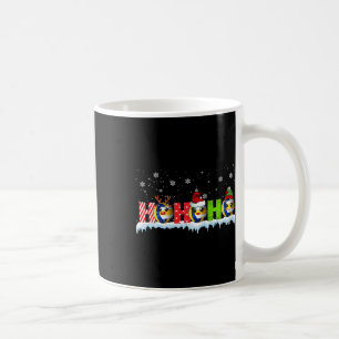 Taza De Café Ho3 divertida obra de voleibol de renos de Navidad