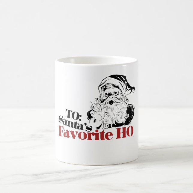 Taza De Café HO favorito de XMAS Santas (Centro)