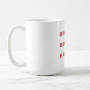 Taza De Café "HO HO HO" Camiseta de Navidad para Mujer