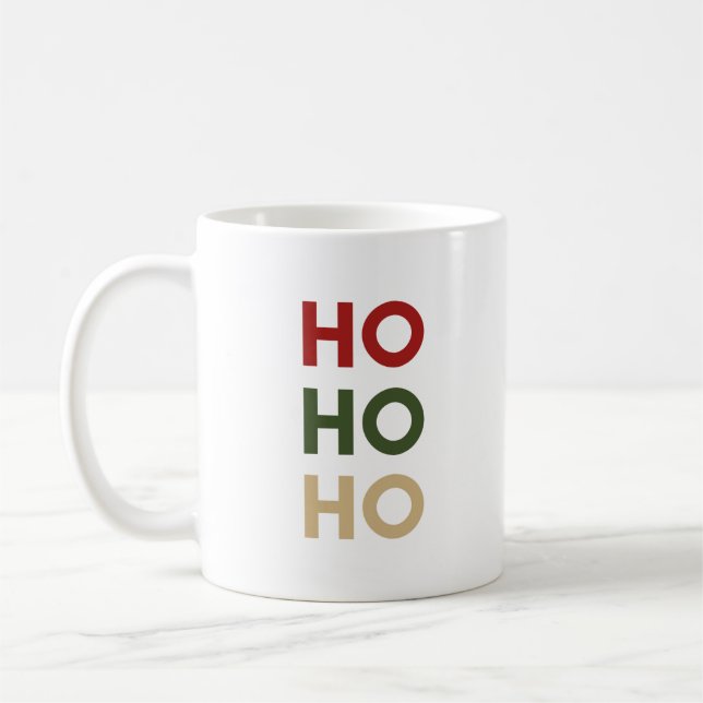 Taza De Café Ho Ho Ho Ho café/taza de chocolate caliente (Izquierda)