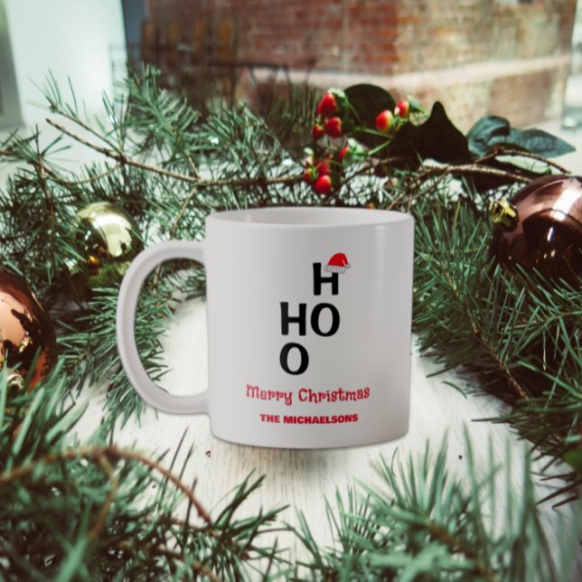 Taza De Café Ho Ho Ho Ho: Feliz Navidad (Subido por el creador)