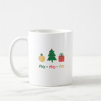 Taza De Café Ho ho ho ho ha minimalista el lustre