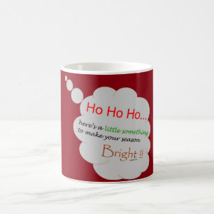 Taza De Café Ho Ho Ho Ho Merry y Bright