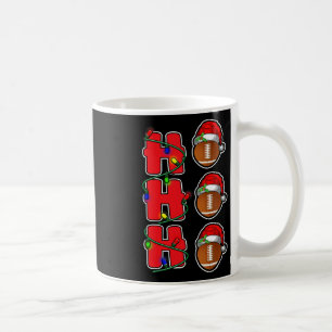 Taza De Café Ho Ho Ho Ho Santa Hat Navidades de la pelota de fú