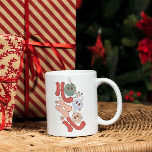 Taza De Café HO HO HO: Navidades bebiendo café Mug