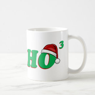 Taza De Café Ho humor de 3 navidad (cubicado)