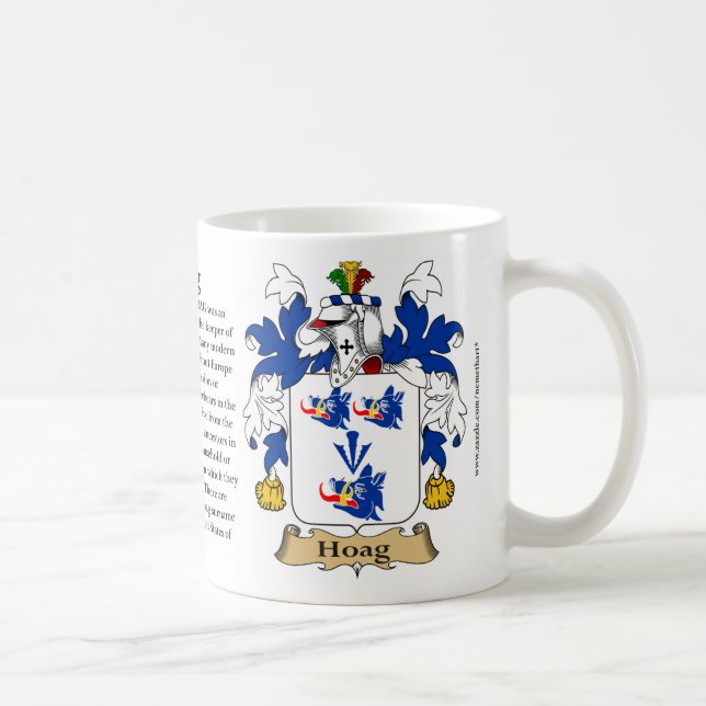 Taza De Café Hoag, el origen, el significado y el escudo (Derecha)