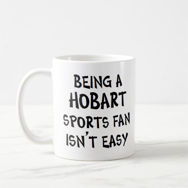 Taza De Café hobart sports fan, being (Izquierda)