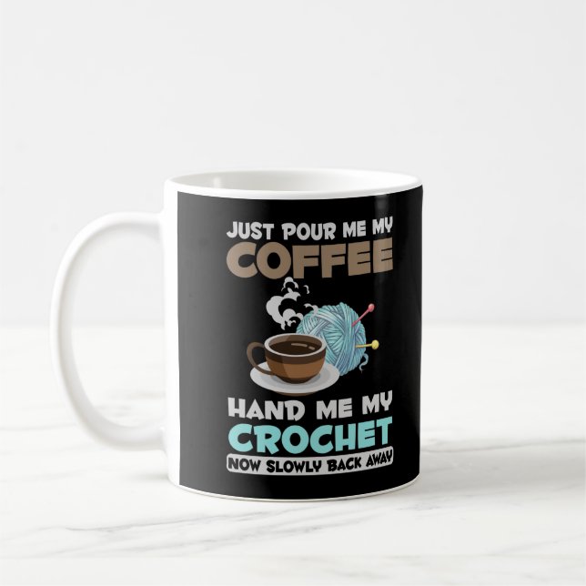 Taza De Café Hobby de Crochet y Café Yarn Lover (Izquierda)