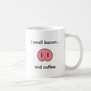 Taza De Café Hocico de Cerdo con Huelo Tocino...