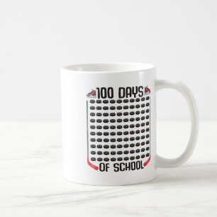 Taza De Café Hockey 100 Días De Deportes Escolares Disfraz Para